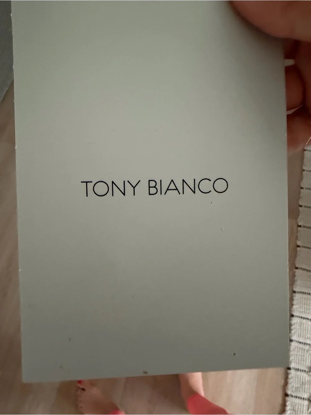 Tony Bianco Cream Pointed-Toe Bow Slip-On Heels - Picture 10 of 10